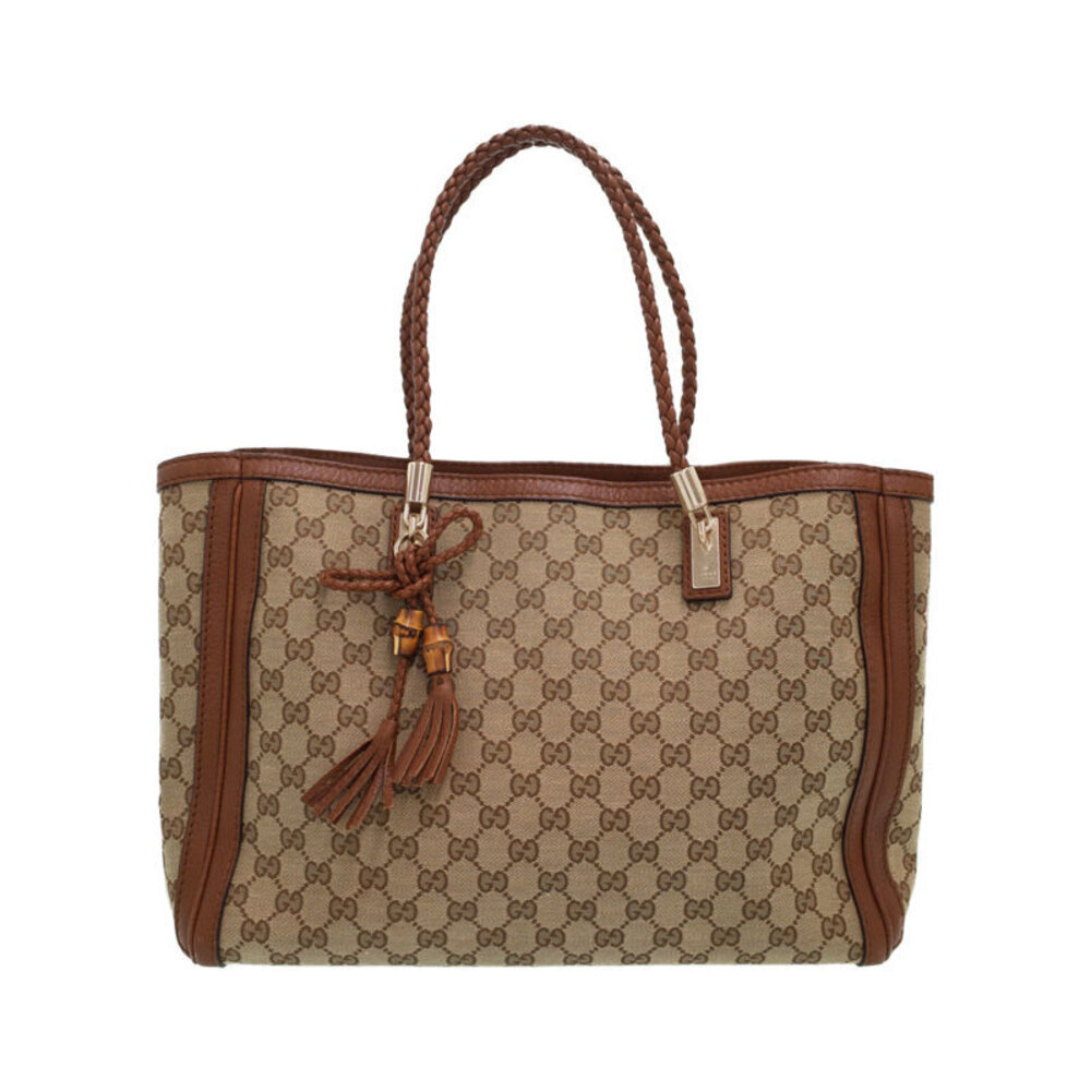 Gucci Bella Bamboo Tassel Tote Bag